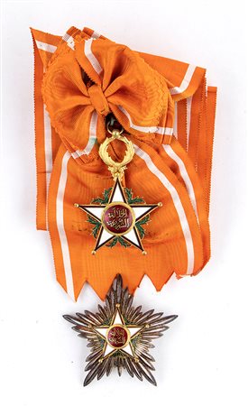 Marocco, Ordine Oissam al Alaouite, set di Gran Croce