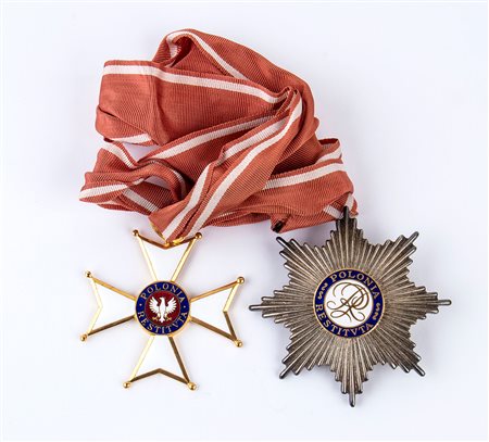 Polonia, Ordine della Polonia Restituta, 1944, insegna di Ufficiale