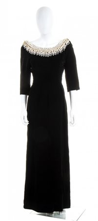 GANDINI, ABITO DA SERA IN VELLUTO, Inizio anni ‘60