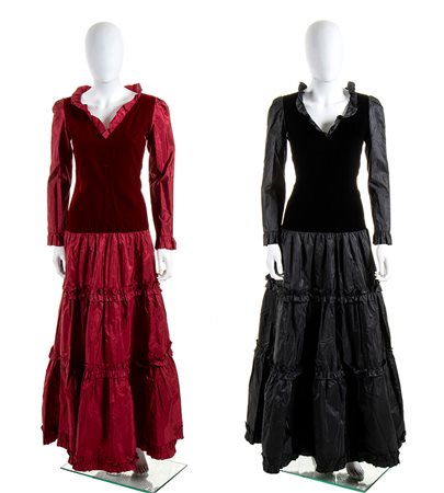 MILA SCHÖN DUE, LOTTO DI DUE ABITI DA SERA, Anni ‘80