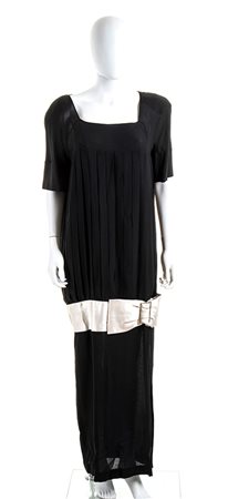 MILA SCHÖN ALTA MODA, ABITO DA SERA IN CREPE DI SETA, Fine anni ‘80 / Inizio anni ‘90