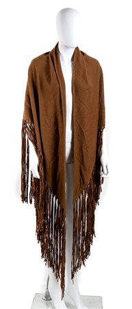 HERMES, GRANDE SCIALLE IN LANA E CASHMERE, Anni ‘80