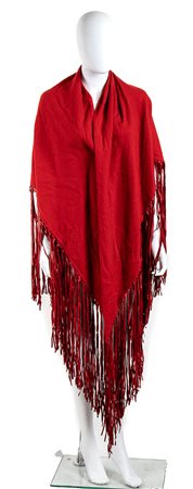 HERMES, GRANDE SCIALLE IN LANA E CASHMERE, 80s