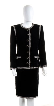 LANCETTI ALTA MODA, COMPLETO IN VELLUTO, Anni ‘90