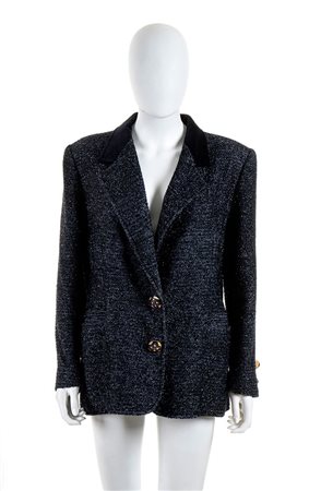 CHRISTIAN LACROIX, GIACCA IN LANA LUREX, Anni ‘90