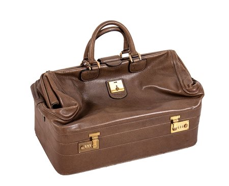 GUCCI, BORSONE IN PELLE, Fine anni ‘70