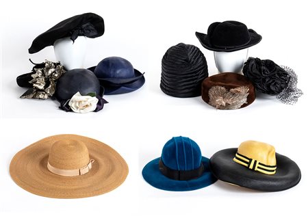 CLEO ROMAGNOLI, LOTTO DI 11 CAPPELLI, Anni ‘80 / Anni ‘90