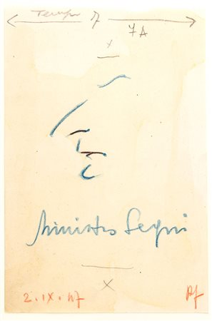 FANFANI, Amintore - Vignette e disegni - anni '40 - (Pieve Santo Stefano, 6 febbraio 1908 – Roma, 20 novembre 1999)