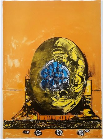 Graham Sutherland SENZA TITOLO litografia, cm 76x56 firma in lastra e timbro...