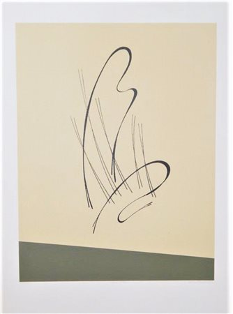 Carla Badiali SENZA TITOLO Serigrafia, cm 69,5x49,5 es.14/100 eseguita nel...