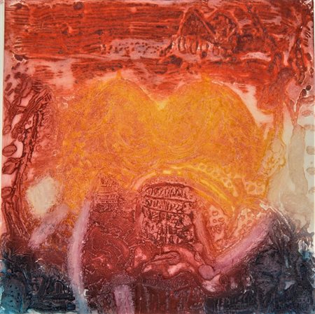 Medhat Shafik SENZA TITOLO Calcografia Acquaforte Acquatinta cm 50x50 firma...