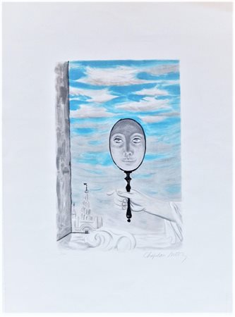 Roger Chapelain-Midy SENZA TITOLO Litografia, cm 70x50 es.13/100 firma...