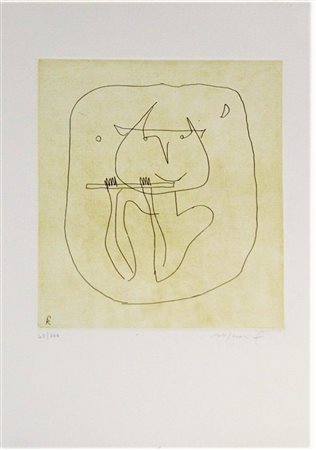 Franco Rognoni SENZA TITOLO Acquaforte Acquatinta, 47,5x15 su foglio cm 50x35...