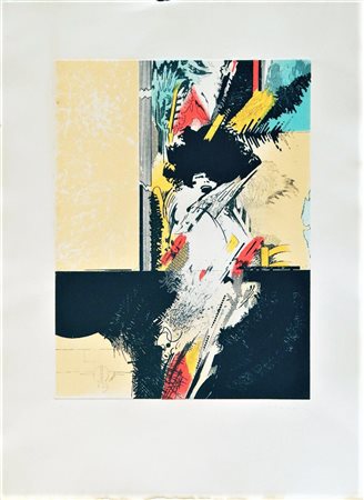 Ignoto SENZA TITOLO acquaforte acquatinta, cm 47x35 su foglio cm 69x51 firma...