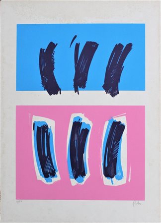 Antonio Freiles SENZA TITOLO serigrafia, cm 69,5x50 firma es. 38/50 L'opera...