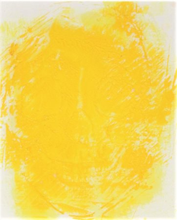 Marco Grassi SENZA TITOLO olio su carta, cm 20x15 firma al retro eseguito nel...