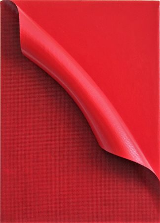 Antonio Baccarin SENZA TITOLO acrilico su tela ed arrotolamento in fibre di...