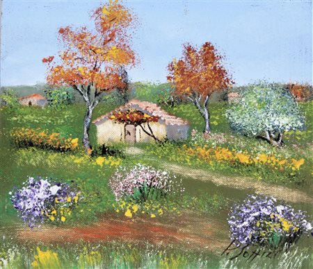 Pierpaolo Soffici SENZA TITOLO olio su faesite, cm 31x36 firma L'opera e'...