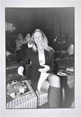 Maurizio Maule MICHELLE HUNZIKER fotografia, cm 24x18 timbro del fotografo al...