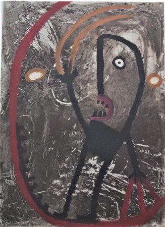 Volkmar Schulz-Rumpold SENZA TITOLO litografia offset, cm 61x47 es. 23/30...