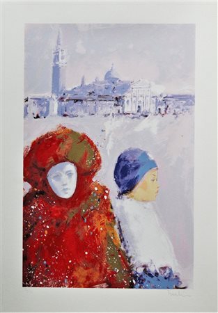 Giuliano Trombini SENZA TITOLO serigrafia, cm 50x35,5 firma es.24/150