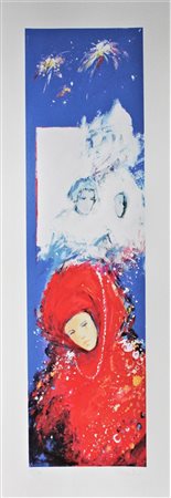 Giuliano Trombini SENZA TITOLO serigrafia, cm 70,5x25 firma es.140/150