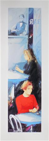 Giuliano Trombini SENZA TITOLO serigrafia, cm 70,5x25 firma es.133/150