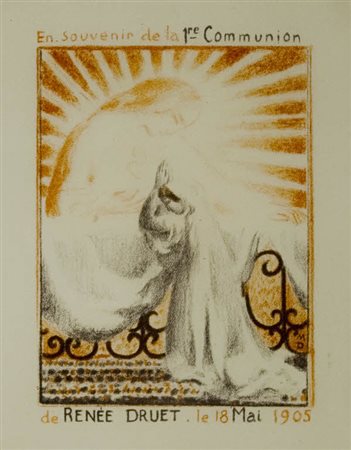 Maurice Denis - En souvenir de la 1re communion de Renée Druet - 1905...