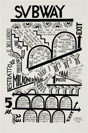 Fortunato Depero - Senza titolo - 1974 cartella di 6 serigrafie d’aprés,es....