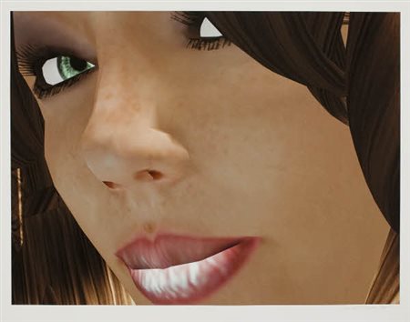 Eva e Franco Mattes - Karee Kayvon 2006. Firma in basso a dx stampa digitale...