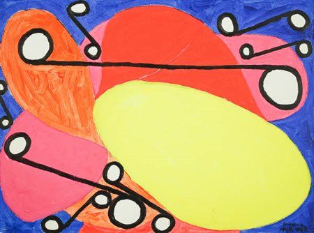 Hermann Amann - Senza titolo – 1997 - olio su tela intavolata cm. 54x73....