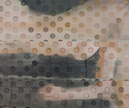 Sebastian Blanck - Close curtain - 2001 olio su tela cm. 120x100. Opera...