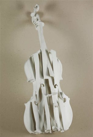 Fernandez Arman - Two Violins - 1979 resina dipinta, es. 79/100 cm. 60x20x10...
