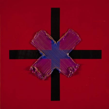 Jorrit Tornquist - Trasparenze (contracroce) - 1990 tecnica mista su tela cm....