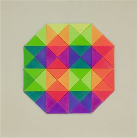 Jorrit Tornquist - Composition - 1967 acrilico su polistirolo e legno cm....