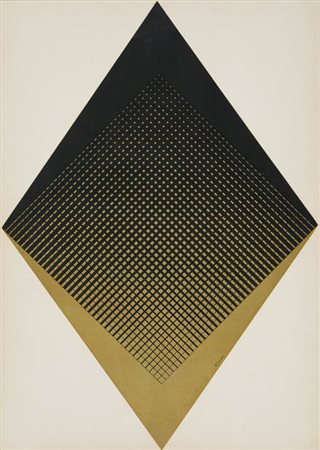 Getulio Alviani - Senza titolo - 1964-70 - monotipo cm. 70x50. Provenienza...