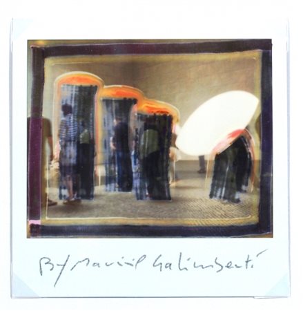 GALIMBERTI MAURIZIO (Como 1956) "Neue wache people in the light 11" Polaroid...