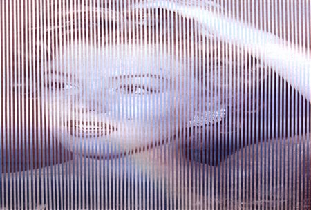 MALIPIERO (Brescia 1934) "Osmosi Marilyn Monroe, arcobaleno" 2002 Collage su...