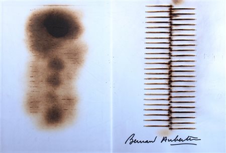 AUBERTIN BERNARD (Fontenay aux Roses 1934) "Catalogo" Catalogo bruciato cm....