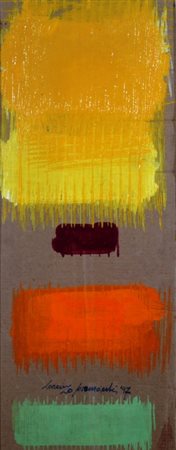 PIEMONTI LORENZO (Carate Brianza 1935) "Accellerazioni" 1997 Acrilici su...