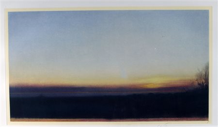 GUCCIONE PIERO (Scicli 1935) "Senza titolo" Incisione su carta cm. H: 55.00...