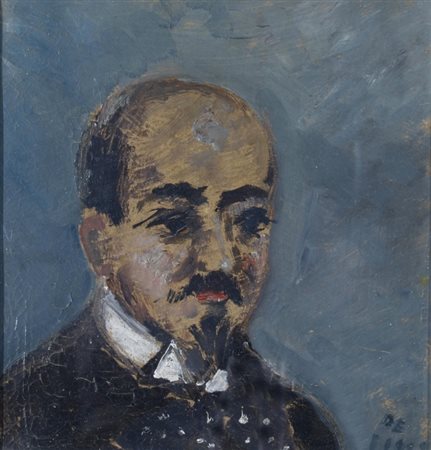 DE PISIS FILIPPO (Ferrara 1896 - Milano 1956) "Ritratto di Gabriele...