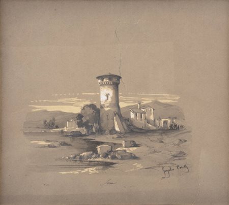 CONSALVO CARELLI<BR>Napoli 1818 - 1900<BR>"Sora"