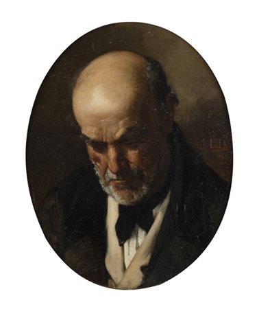 NONO LUIGI<BR>Fusina 1850-1918 Venezia<BR>"Ritratto di gentiluomo"
