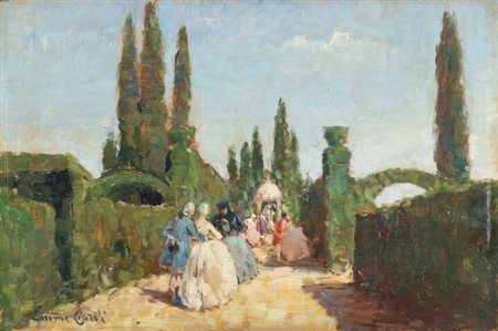 EMMA CIARDI<BR>Venezia 1879 - 1939<BR>"Dame in giardino"