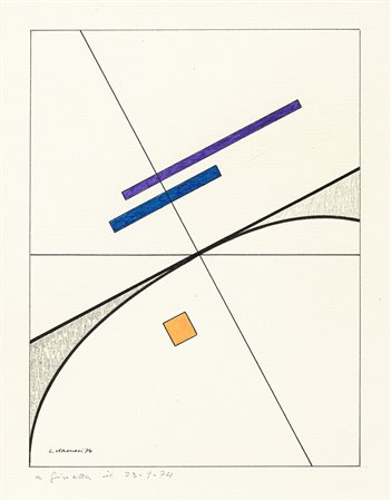 LUIGI VERONESI (1908-1998) - Senza Titolo, 1974
