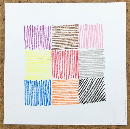 MASSIMO DE LUCA (1960) - Struttura cromatica, 2021