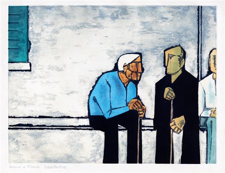 DOMENICO CANTATORE (1906-1998) - Senza Titolo