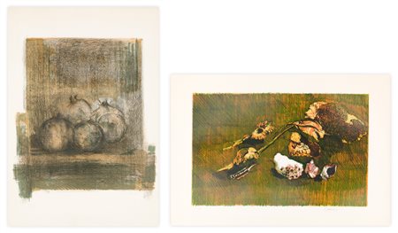 AUTORI VARI (AJMONE E CAZZANIGA) - Lotto unico composto da 2 opere grafiche