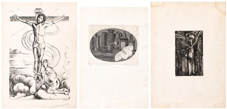 AUTORI VARI (SCILTIAN, GRITTI E BODINI) - Lotto unico di 3 opere